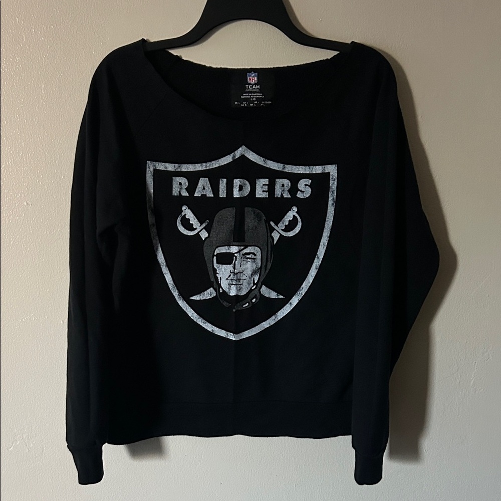 Team Apparel Black Raiders Women's Crew Neck Sweater